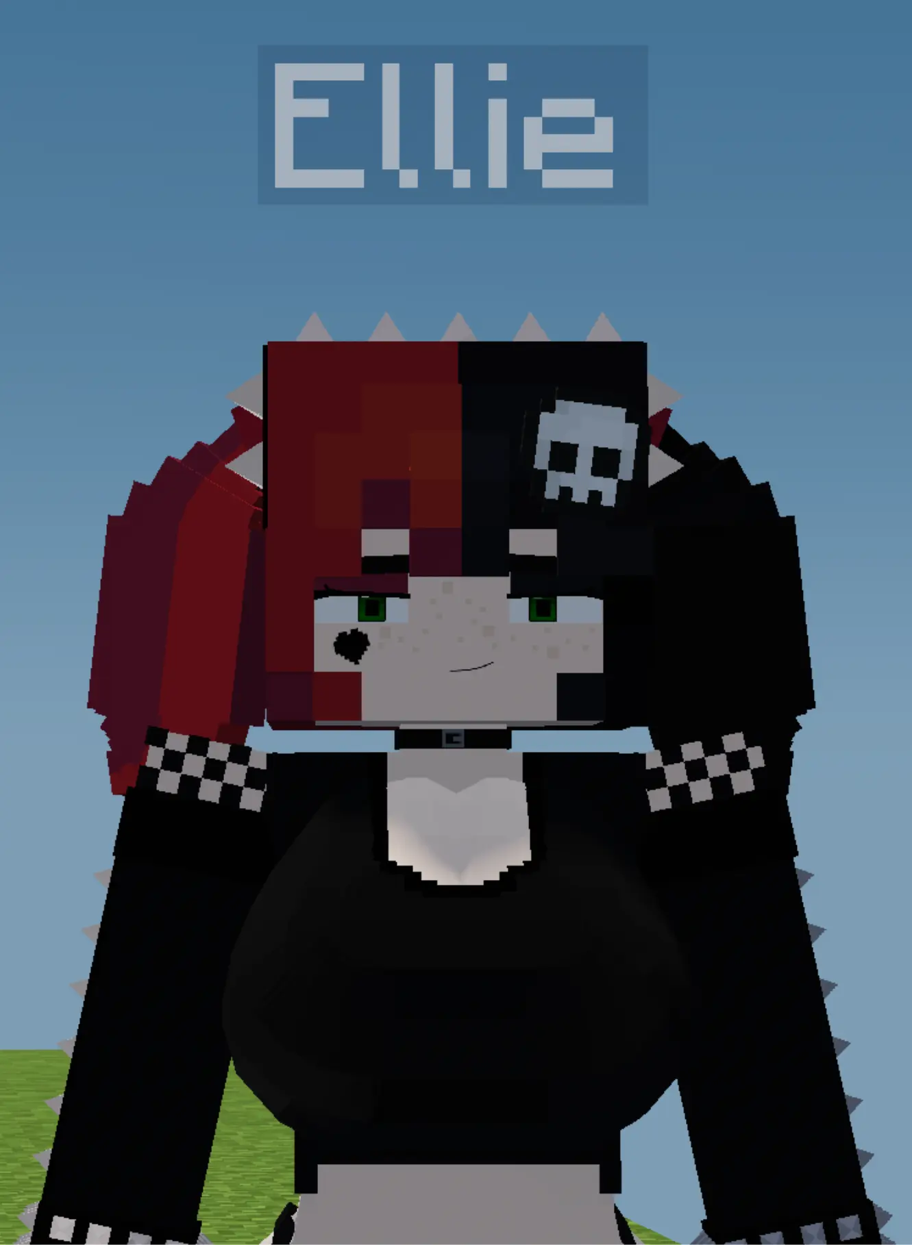 Jenny MOD: Meet All Characters and Their Unique Abilities 5 Screenshot of Ellie in the dark wood forest biome